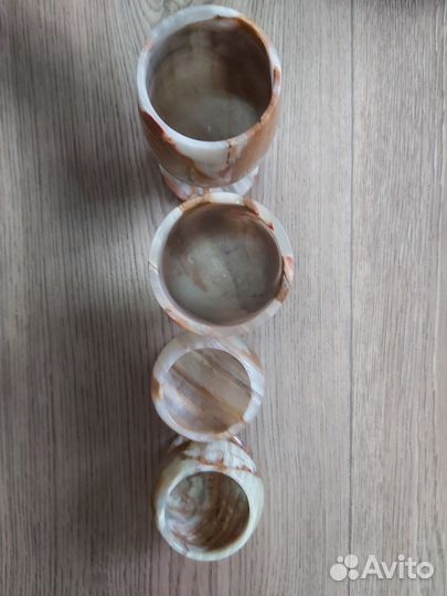 Рюмки и фужеры из оникса