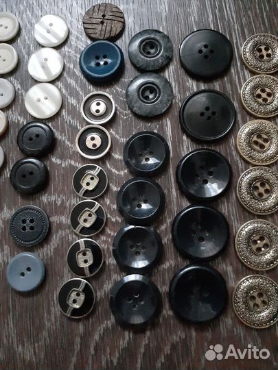 Старинные пуговицы СССР 70 шт