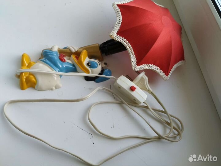 Бра светильник ночник утёнок Дональд Дак СССР 90е