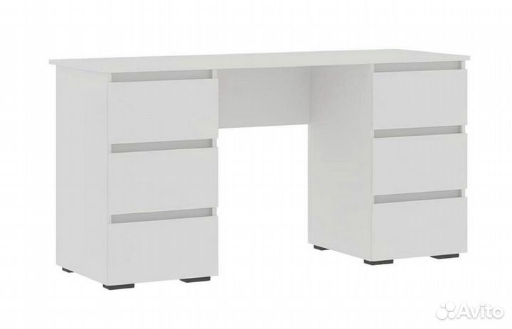 Письменный стол Хелен пс 02 белый с ящиками
