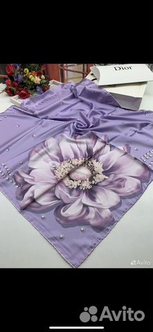 Шелковый платок, парео, кожаный ремень colzetti