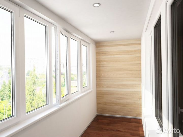 Остекление и отделка балконов