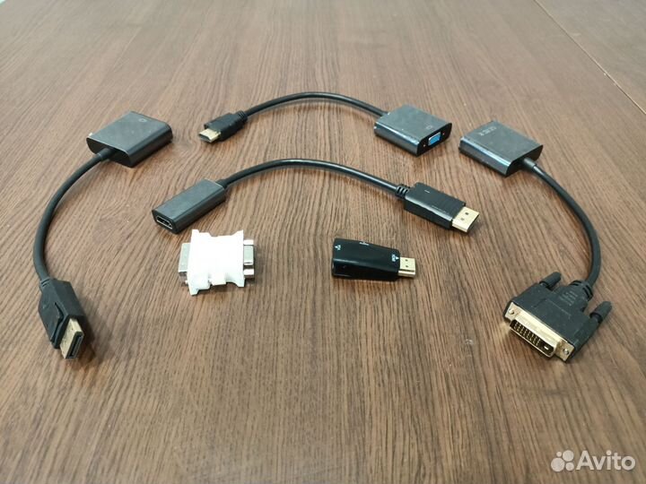 Переходник VGA HDMi DVI DP конвертер кабель