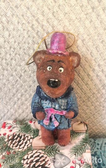 Медведь ватная игрушка