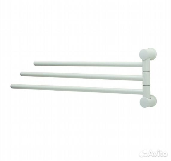 Держатель полотенец тройной K-1033white