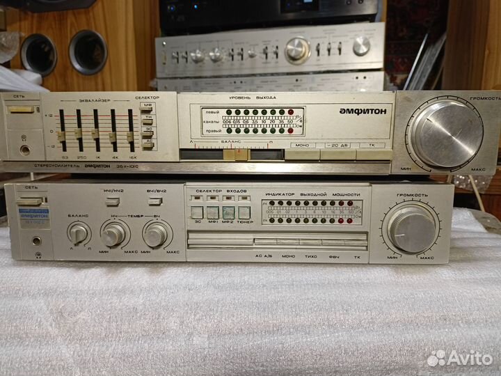 Усилители Амфитон 35У-002 Амфитон 75 У-101 Лорта