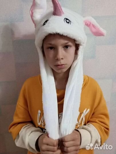 Шапка Пикачу с ушами