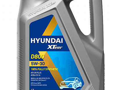 Hyundai XTeer Diesel Ultra 5W30 (4L) масло мото