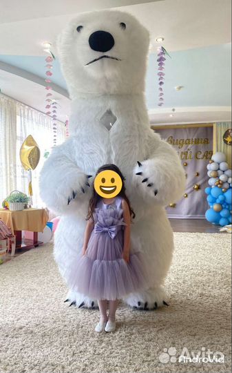 Белый мишка поздравление