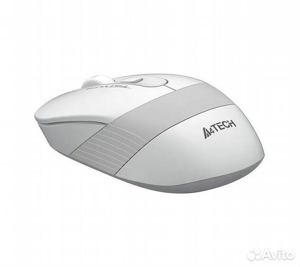 Беспроводная мышь A4Tech Fstyler FG10S, белый/серы