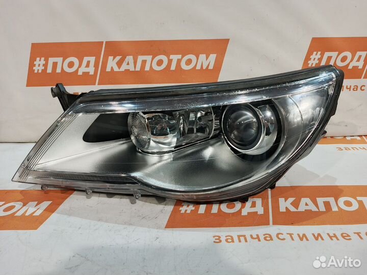 Фара ксенон лев. Volkswagen Tiguan 2009 5N2941031J