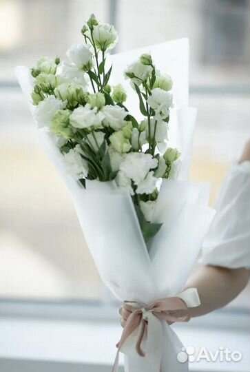 Букет из эустомы