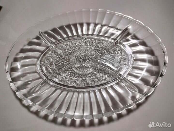 Менажница стеклянная 2 шт