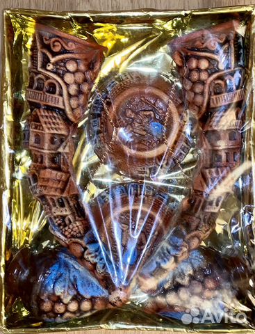 Набор сувенирный кубки миски глина Грузия