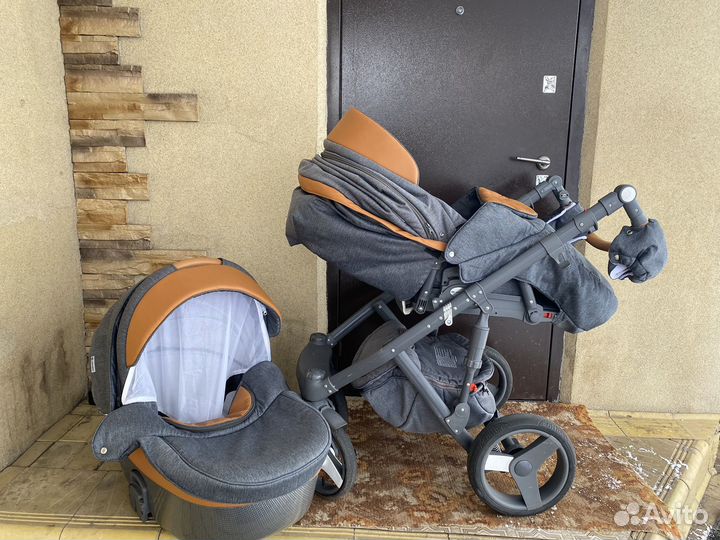 Коляска adamex 2 в 1 бу