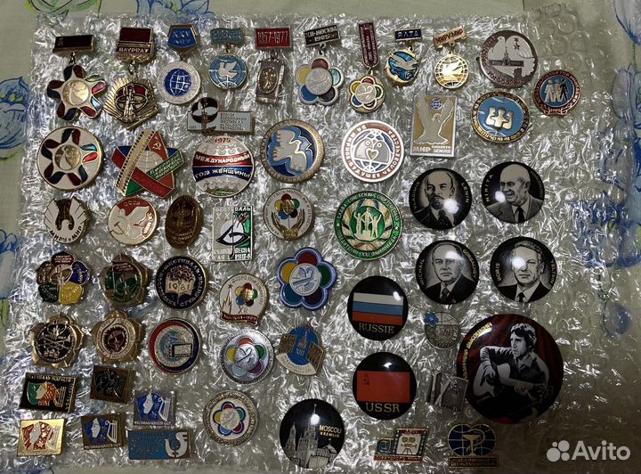 Значки СССР фестиваль ромашка