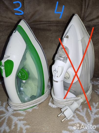 Утюги Philips и Bosch