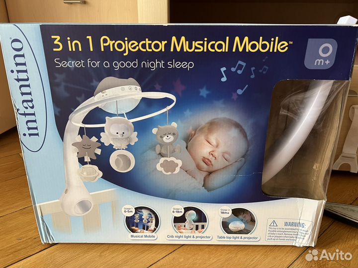 Мобиль-проектор infantino 3 в 1
