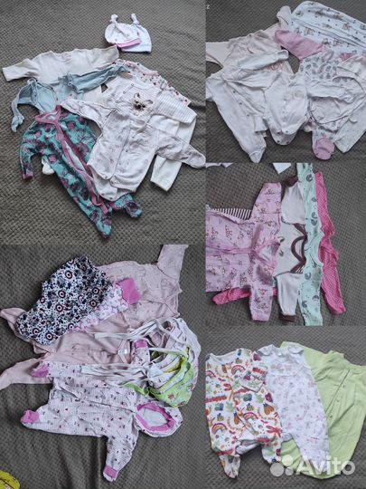 Детские вещи большим пакетом на девочку