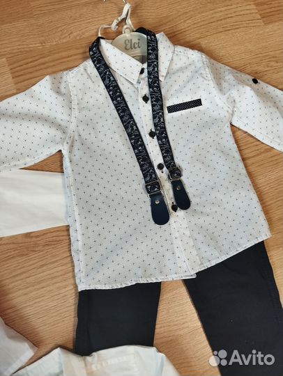 Костюмы и рубашка на мальчика 2-3г