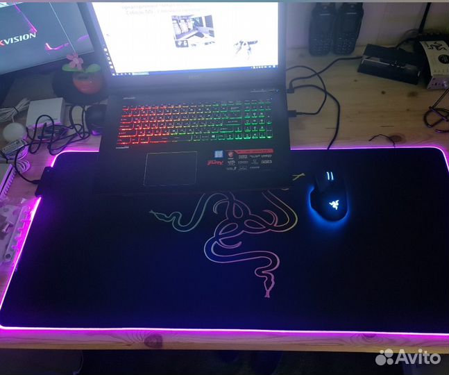 Игровой коврик светящийся
