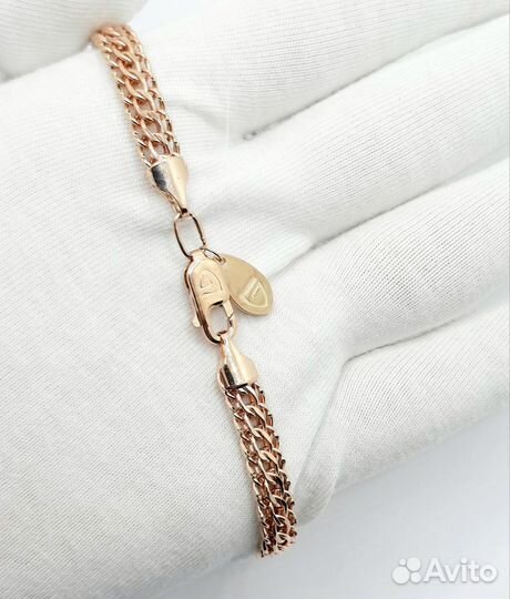 Золотой браслет 585 пробы Каприз