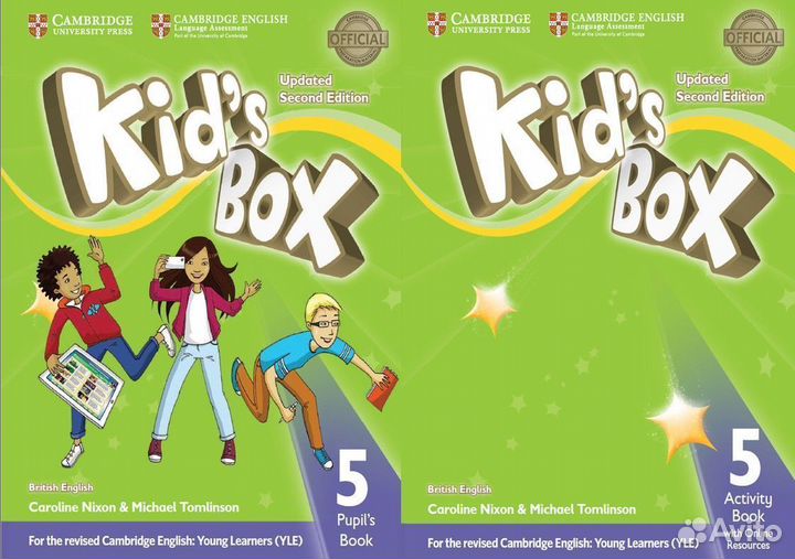 Kids box 5 Pupils Book+activity Book новый
