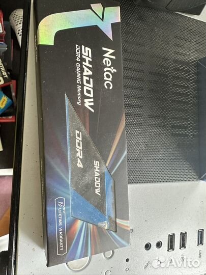 Память Netac 8gb ddr4 3600mhz cl18 blue