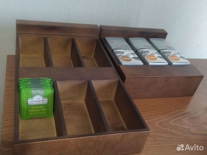 Бокс под чай. Фанера