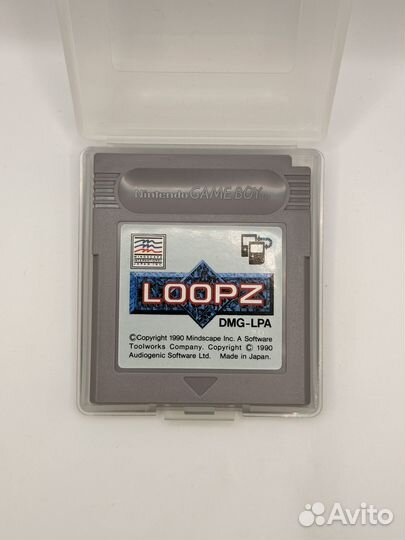Игра Loopz для Game Boy оригинал