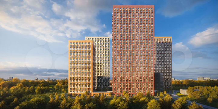 1-к. квартира, 34,2 м², 4/33 эт.