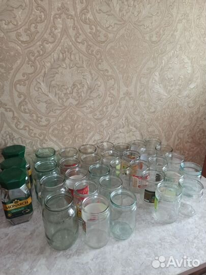Банки стеклянные 31 шт- 0.5л, 0.7л, 1 л