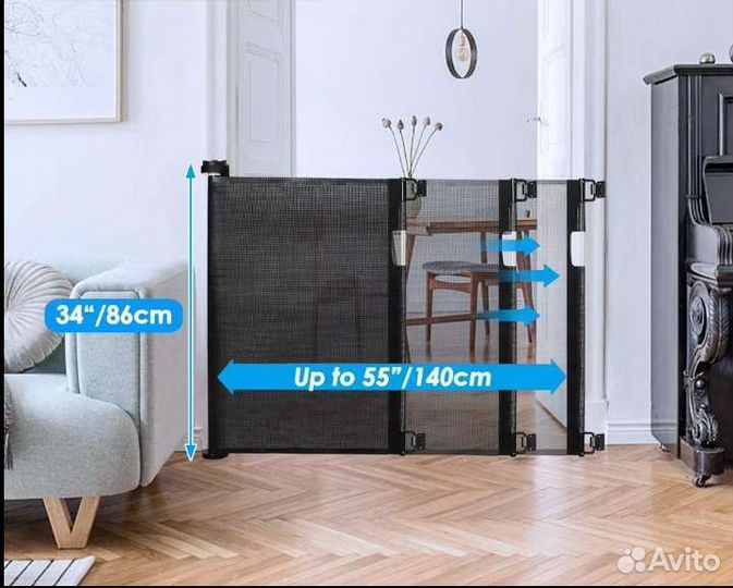 Выдвижные ворота барьер защита калитка