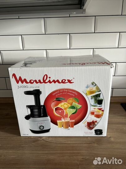 Новая соковыжималка шнековая Moulinex