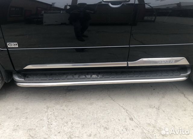 KIA Mohave 2021 Защита штатного порога труба