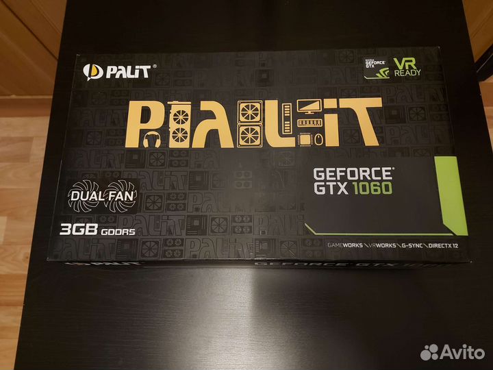 Видеокарта Palit GeForce GTX 1060 dual 3G