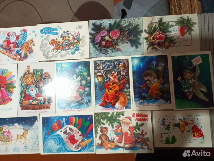 Открытки СССР с новым годом
