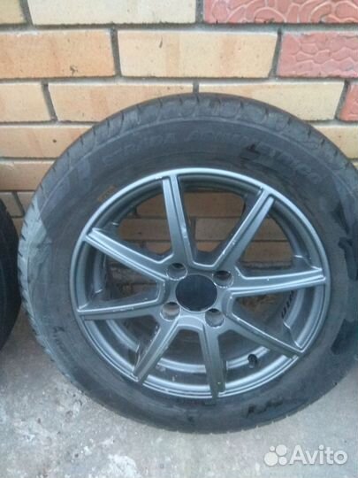Литые диски на R14 с резиной
