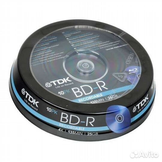 Blu-Ray TDK диски для записи новые 25Гб