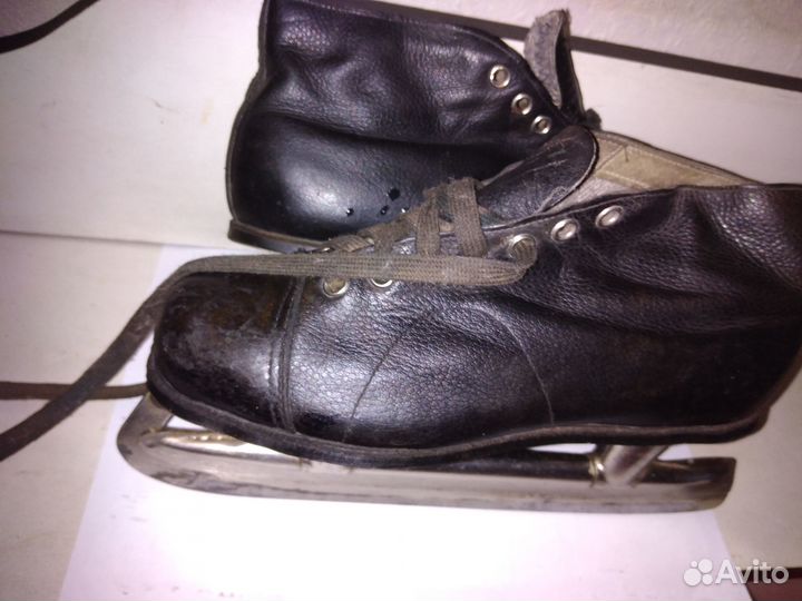 Коньки прогулочные, дутыши советских времён