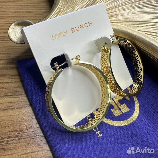 Серьги Tory Burch кольца