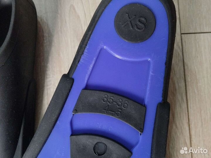 Ласты для плавания+маска+сумка