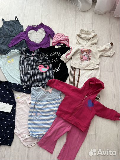 Одежда пакетом для девочки Carter’s 0,3,6,9 мес