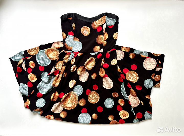 Денежное платье корсет летнее платье в пол 44