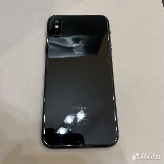 Корпус iPhone Xs в сборе space gray