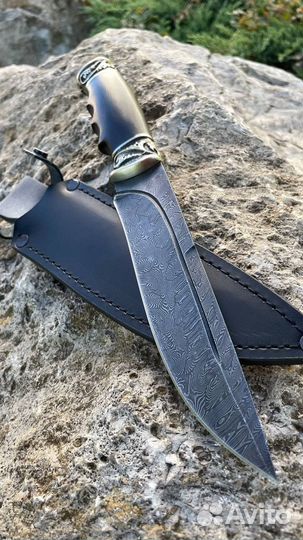 Нож Беркут2 из стали дамаск