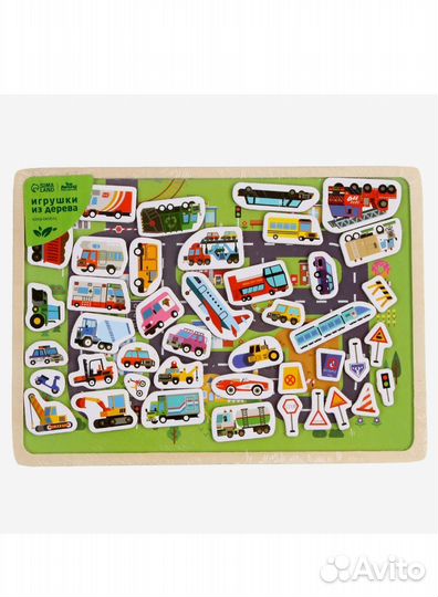 Конструктор магнитный «Городское движение»