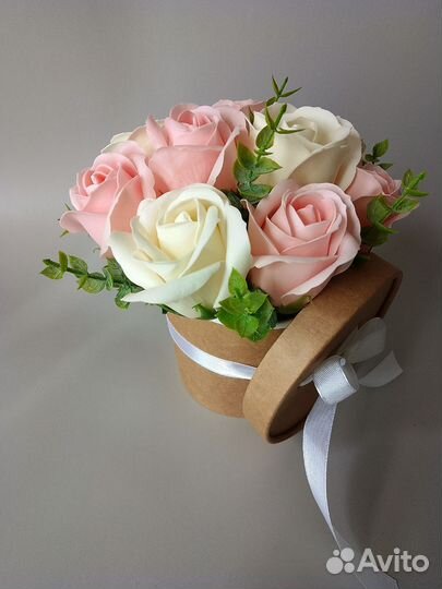 Букет из мыльных роз. Подарок