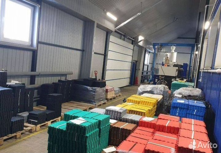 Модульная плитка пвх в спорт зал