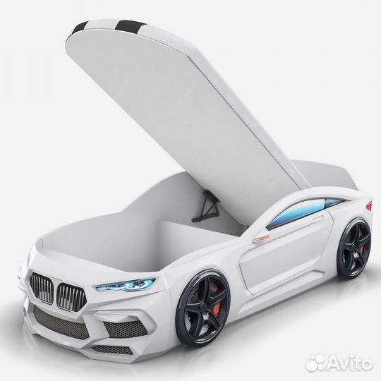 Детская Кровать Машина новая + Матрас в комплекте